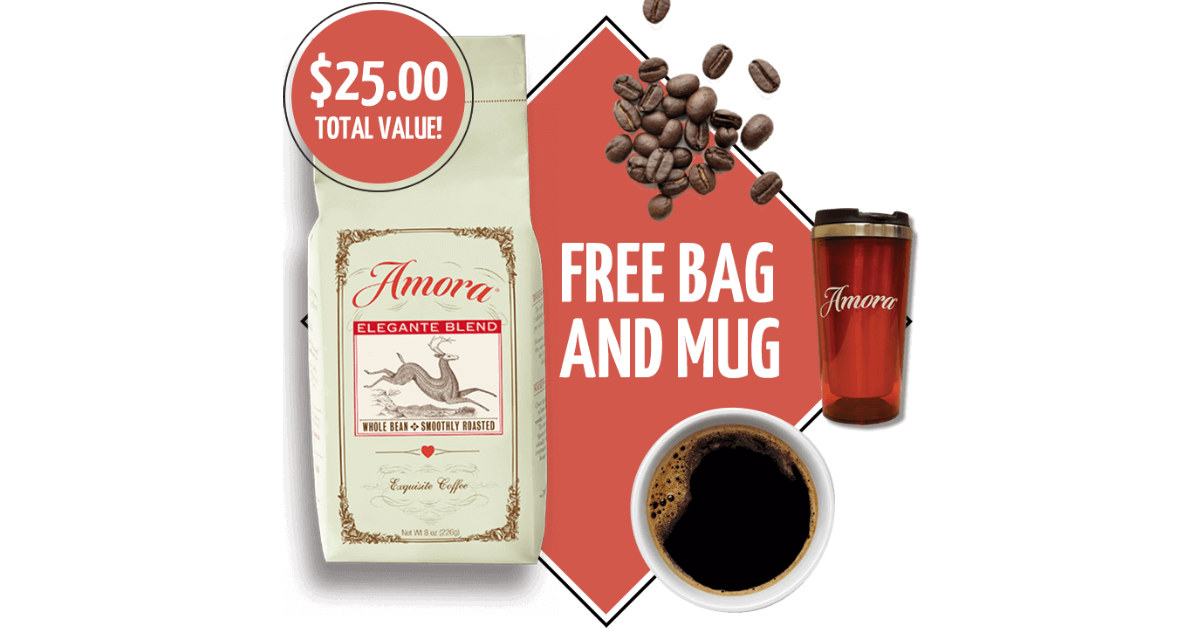 FREE Amora Premium Coffee &...