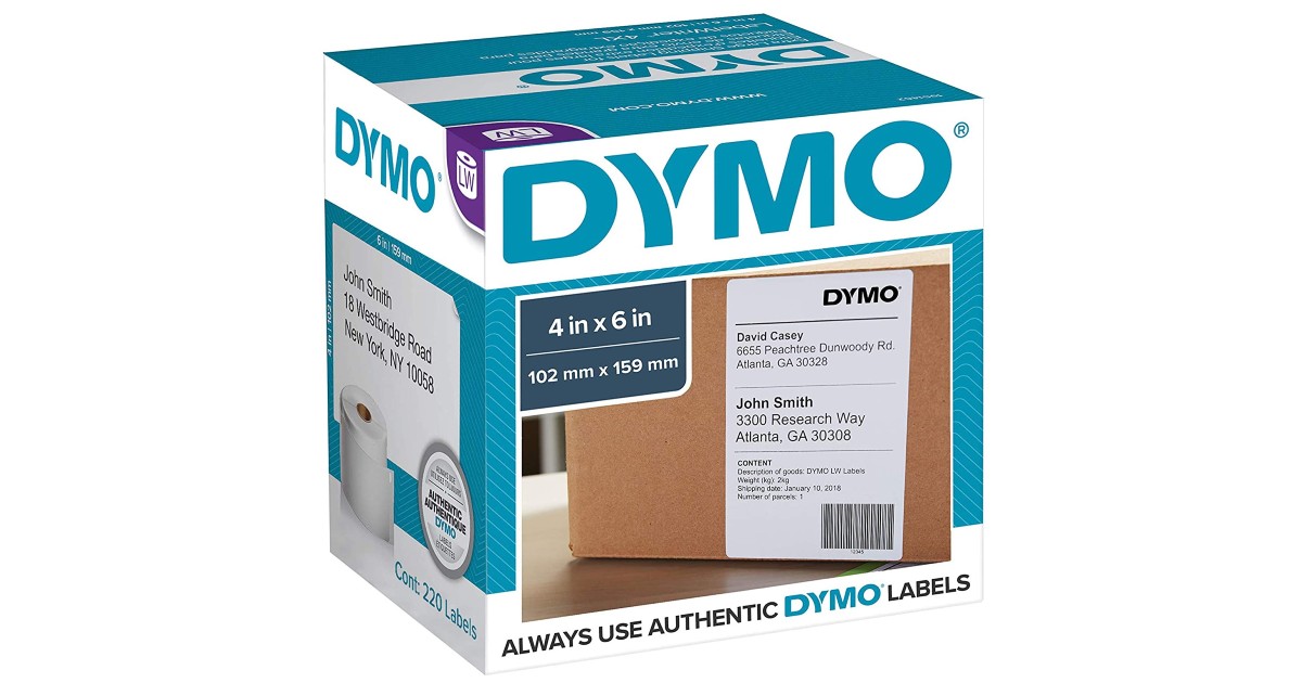 DYMO LabelWriter Labels 220-Count ONLY $16.07 Shipped (Reg. $41)