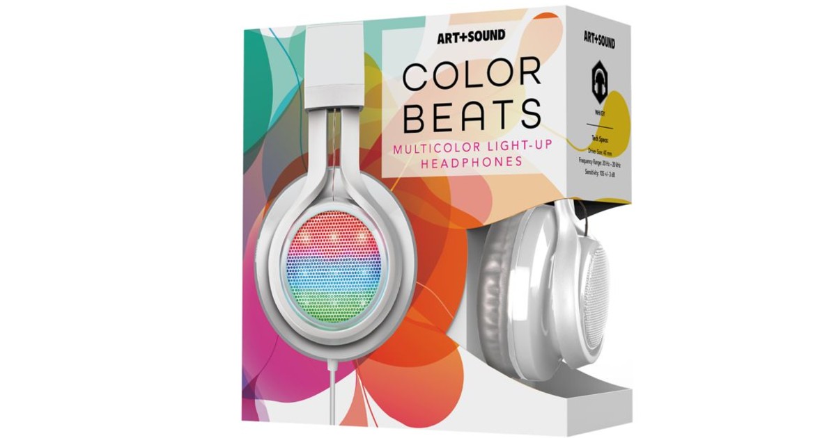 Kids Multicolor Light-up Headphones ONLY $9.99 (Reg $25)