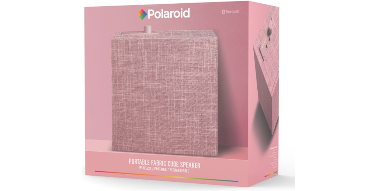 Polaroid Portable Fabric Cube Speaker ONLY $19.99 (Reg $50)