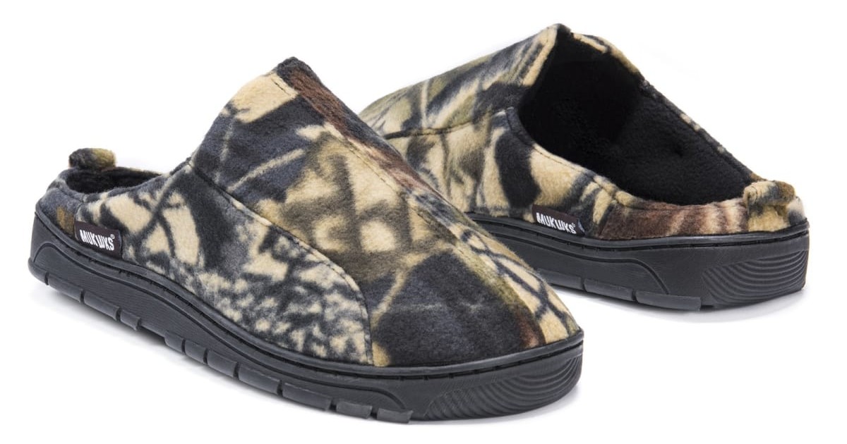 MUK LUKS Men's Camouflage Slippers ONLY $18.99 (Reg. $40)