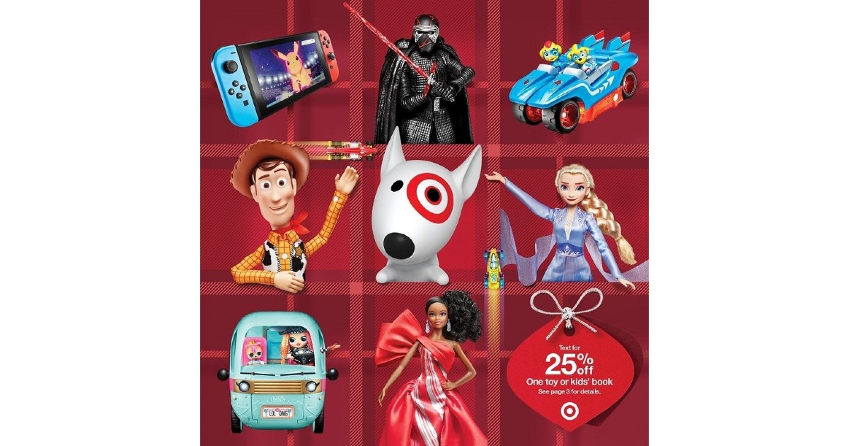 New 25% Off Any Toy Coupon at Target