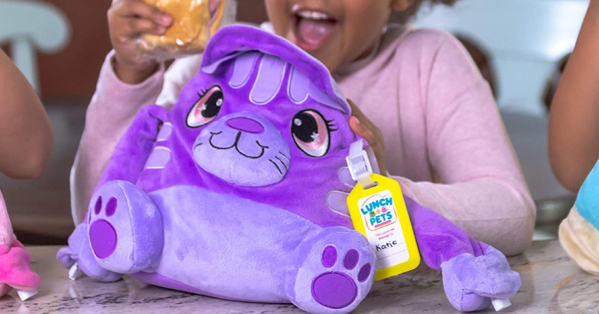 Kids Insulated Plush Lunchbox ONLY $6.75 (Reg $13)