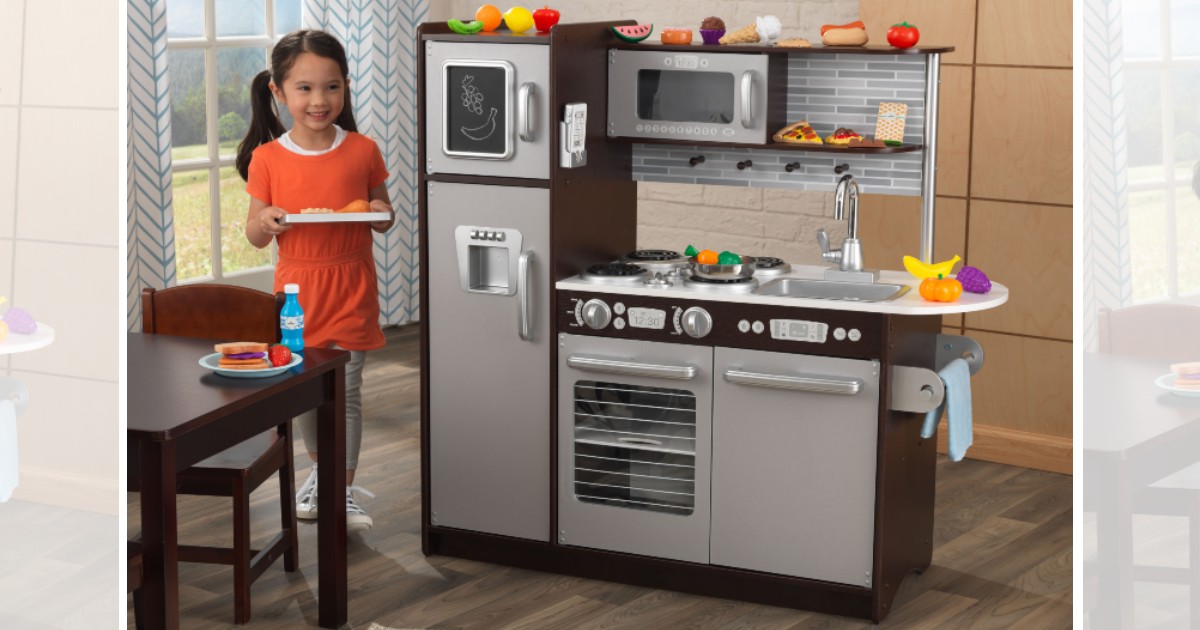 KidKraft Uptown Espresso Kitchen ONLY $99 (Reg $200)