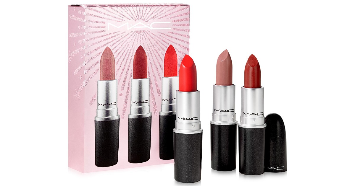 MAC 3-Piece Lipstick Set ONLY $19.13 at Macy's (Reg $57)