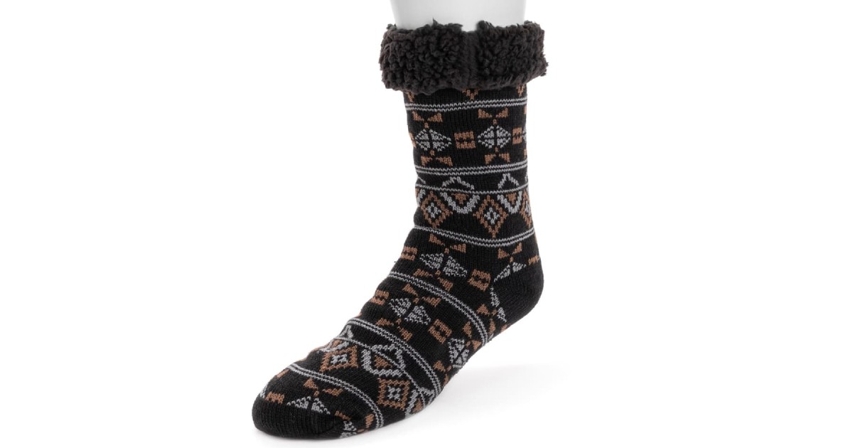 MUK LUKS Men's Cabin Socks ONLY $9.99 (Reg. $20)