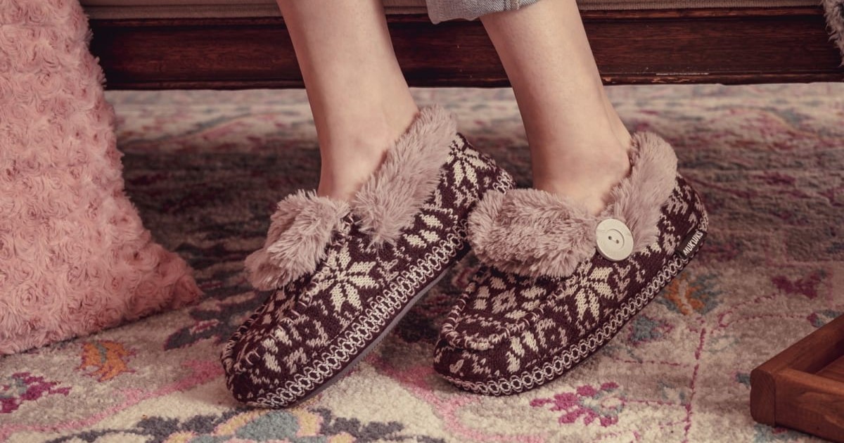 MUK LUKS Sequoia Moccasin Slippers ONLY $18.99 (Reg $36)