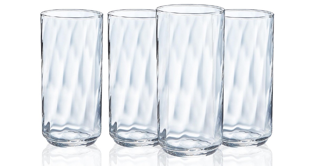 Set of 4 Glasses 16-Ounce ONLY $3.99 (Reg. $25)