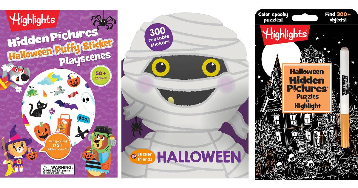Halloween Activity Books on Amazon