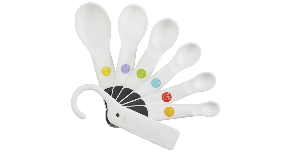 OXO Good Grips 6-Pc Measuring Spoons ONLY $4.99 (Reg $11)
