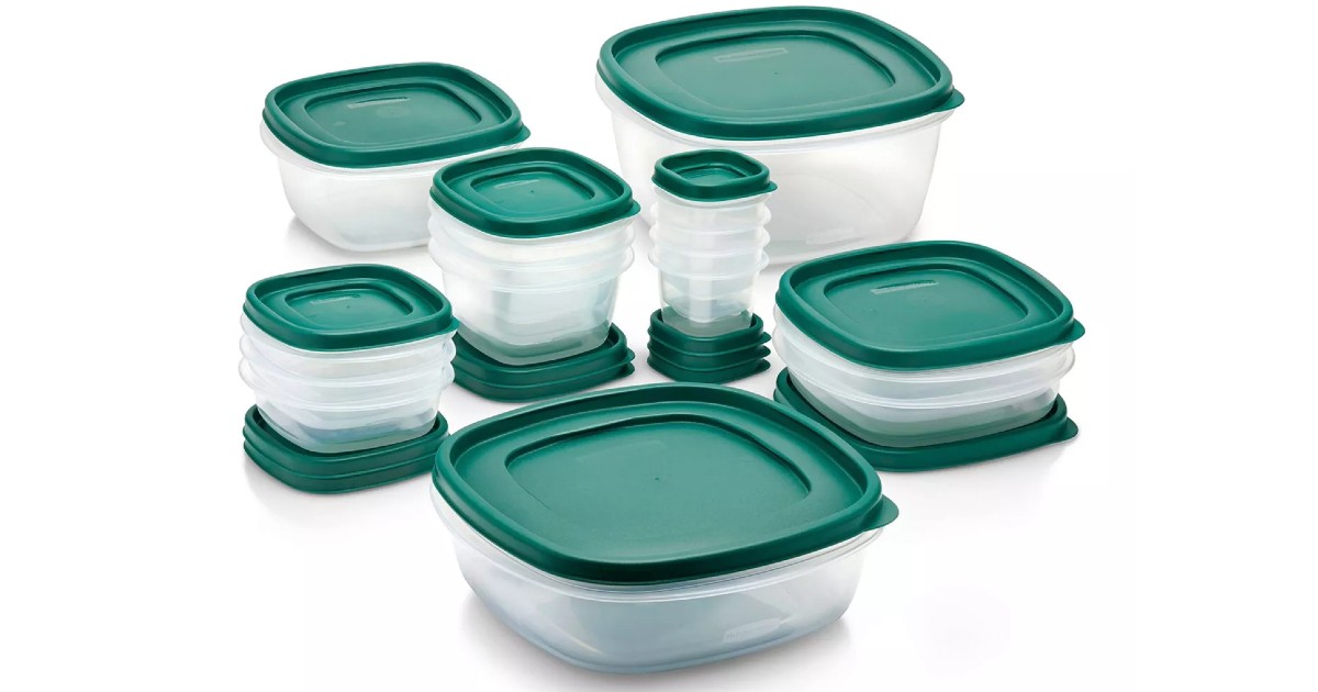 Rubbermaid 30pc Food Storage Container Set ONLY $7.99 (Reg $42)