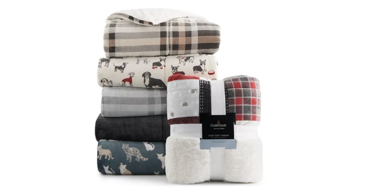 Cuddl Duds Sherpa Throws ONLY $13.32 (Reg. $50)