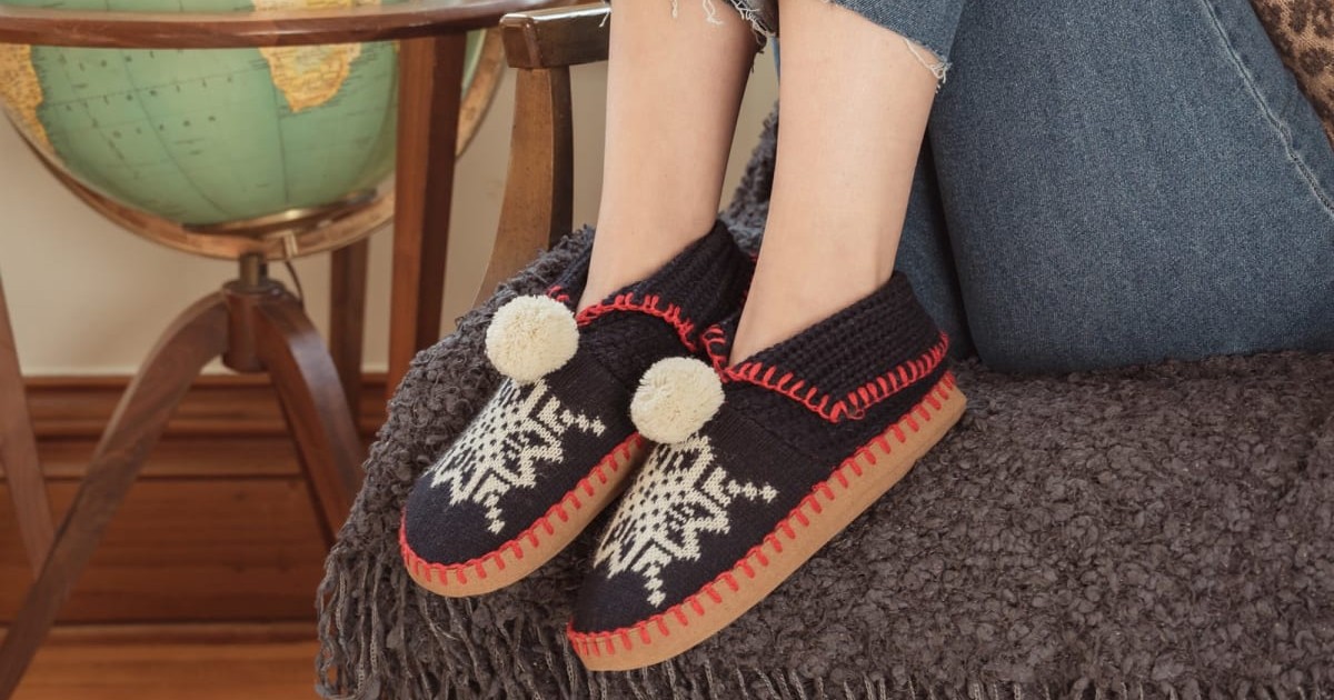 MUK LUKS Knit Moccasin ONLY $14.99 (Reg $22)