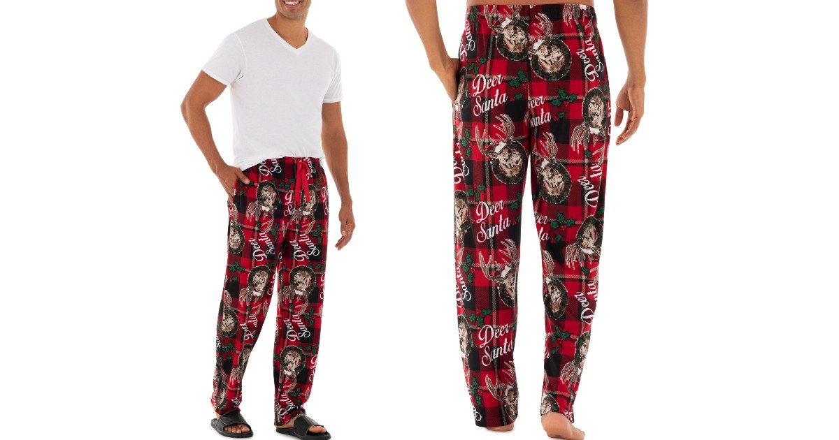 Fruit of the Loom Men's Holiday Pajama Pant ONLY $7 (Reg $11)
