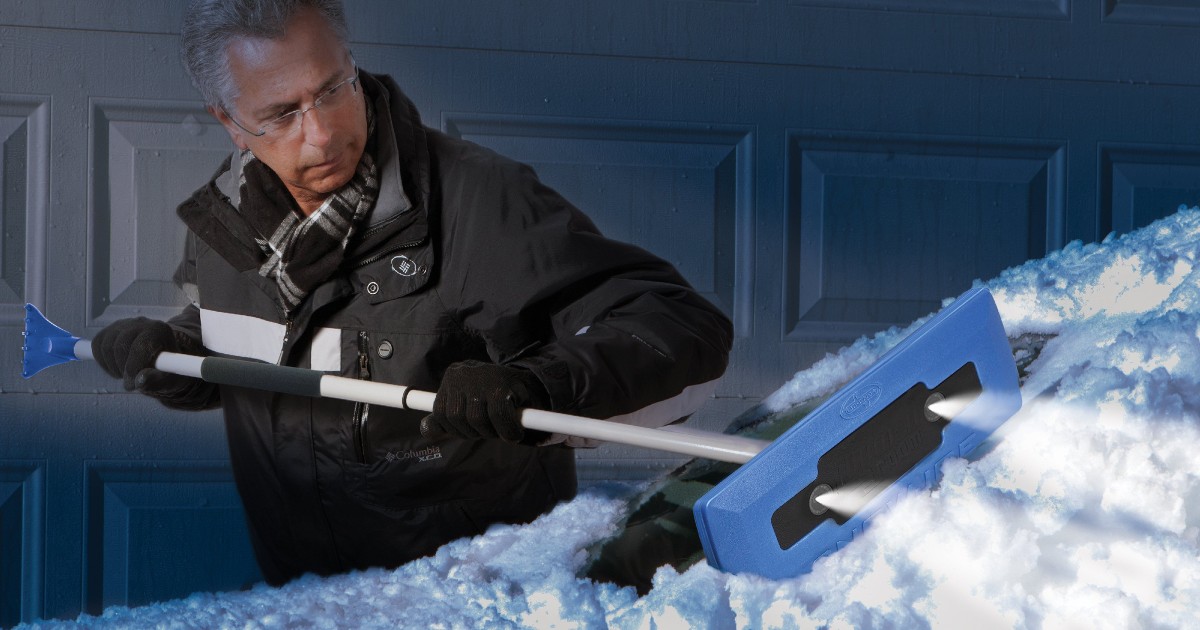 Snow Joe Broom & Ice Scraper ONLY $12.99 at Amazon (Reg $30)