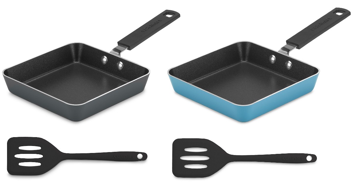 Cuisinart Square Nonstick Fry Pan with Slotted Turner ONLY $4.99