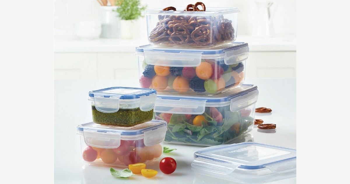 Lock n Lock 10-Piece Food Storage Set ONLY $9.99 (Reg $30)