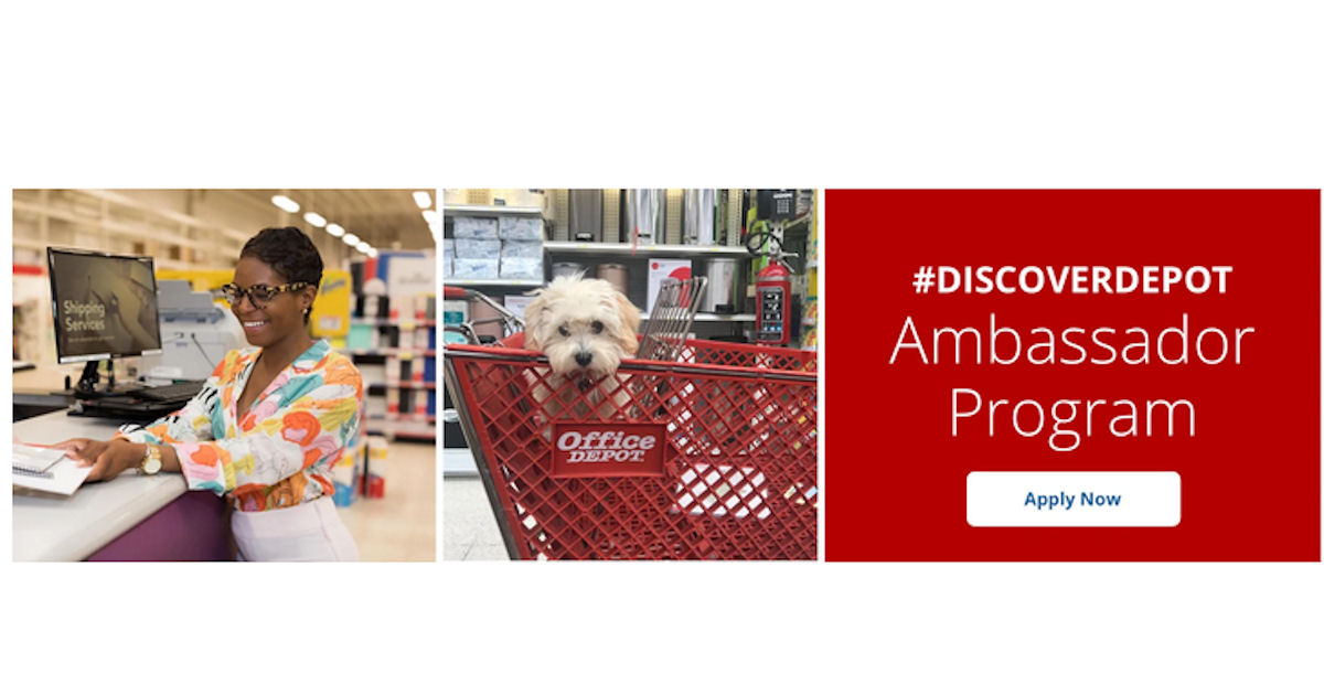 Office Depot/Office Max Brand Ambassador - Free Products & More - Free  Product Samples