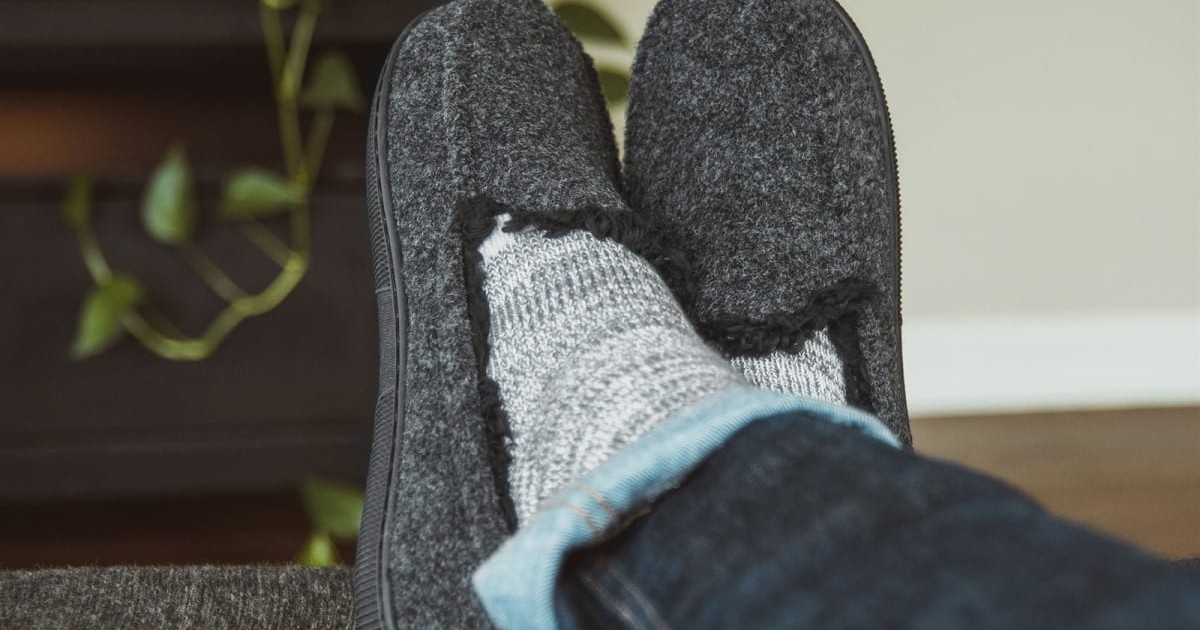 MUK LUKS Men's Moccasin Slippers ONLY $13.99 (Reg $30)