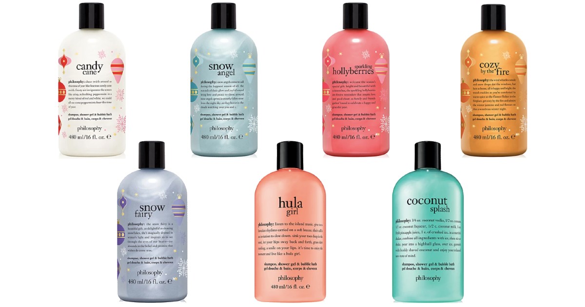 Philosophy Shampoo, Shower Gel & Bubble Bath ONLY $10 (Reg. $20)