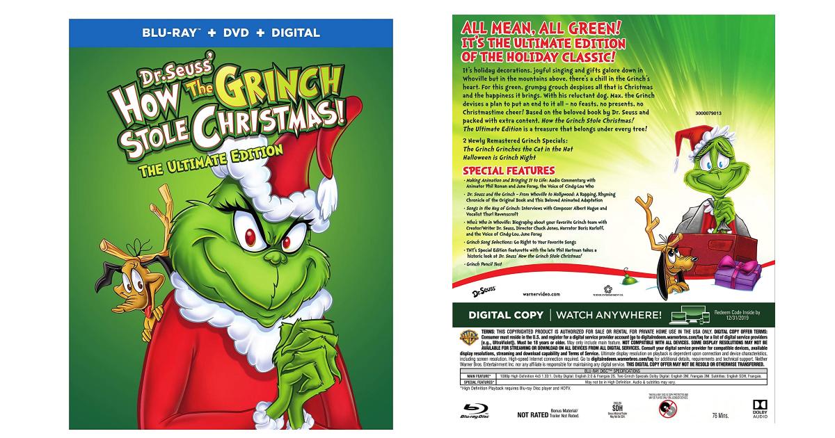 How the Grinch Stole Christmas Ultimate Edition $5.99 (Reg. $20)