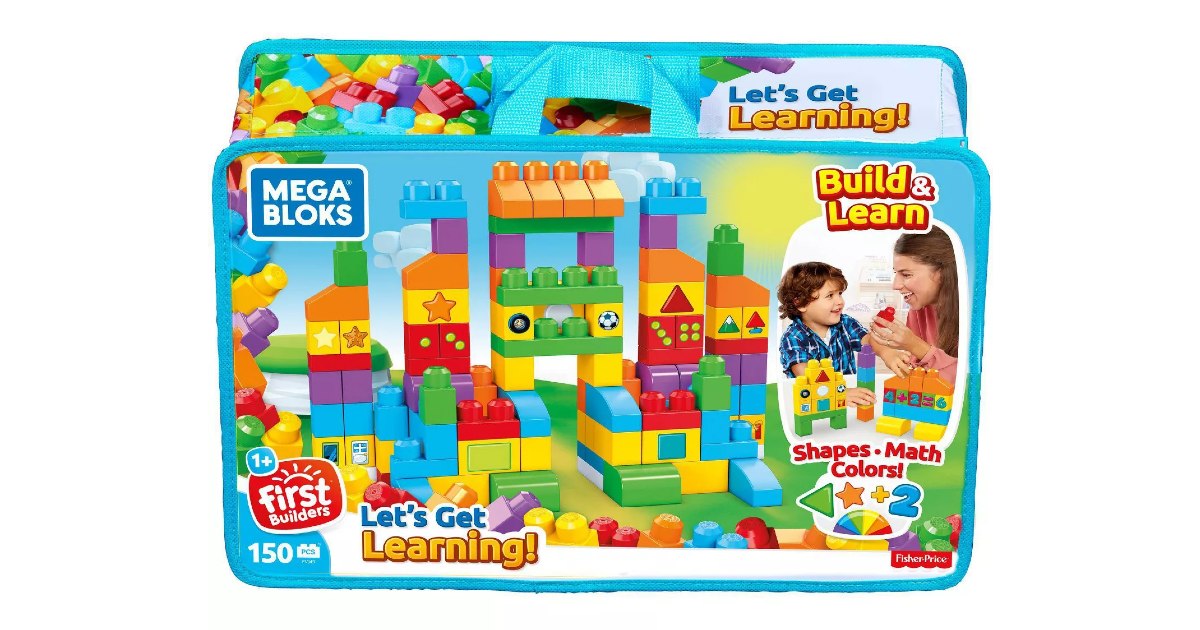Mega Bloks Let's Get Learning Construction Set $10.99 (Reg. $30)