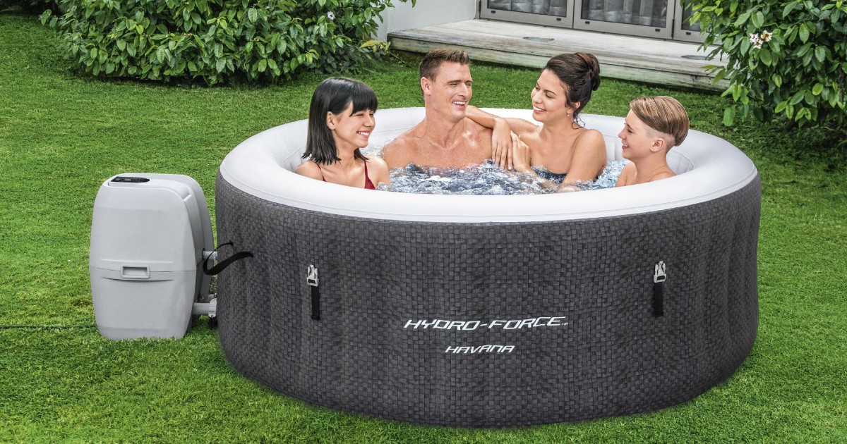 Hydro-Force Havana Inflatable Hot Tub ONLY $197 (Reg $400)