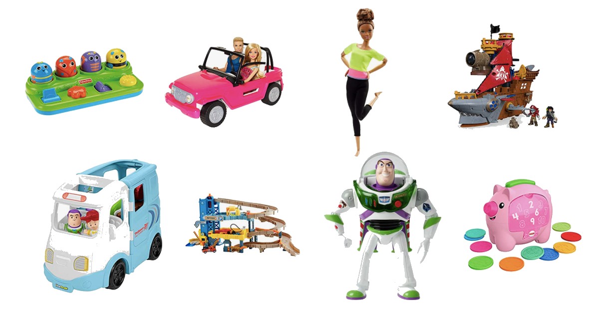 Save Up to 64% on Barbie, Hot Wheels, and Fisher-Price Toys