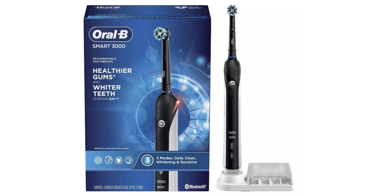 Oral-B Smart 3000 Electric Toothbrush ONLY $44.99 (Reg $90)