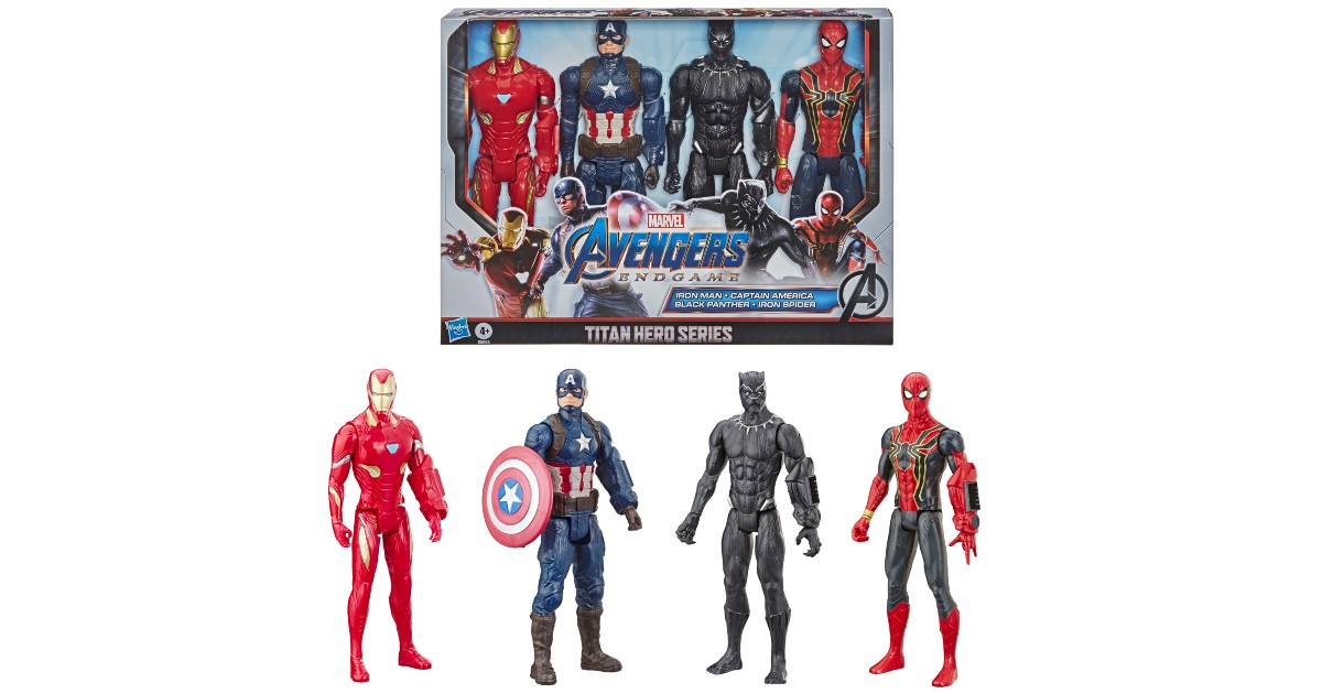 Marvel Avengers 4-Pk Action Figure Set ONLY $20 (Reg $35)