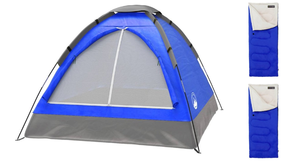 2-Person Tent w/ 2 Sleeping Bags ONLY $49.97 Shipped (Reg $180)