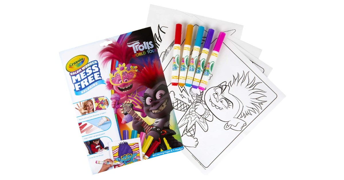 Crayola Wonder Trolls 2 Pages ONLY $3.97 (Reg. $8)