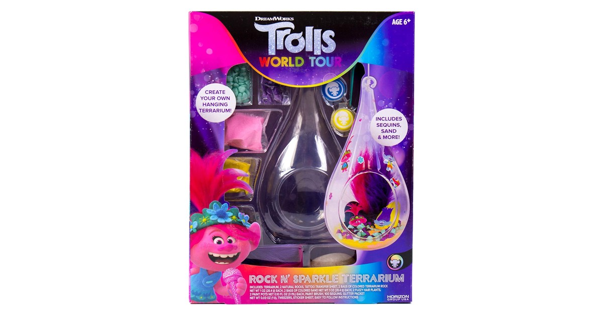 Trolls World Tour Rock N Sparkle Terrarium ONLY $8.99 (Reg. $20)