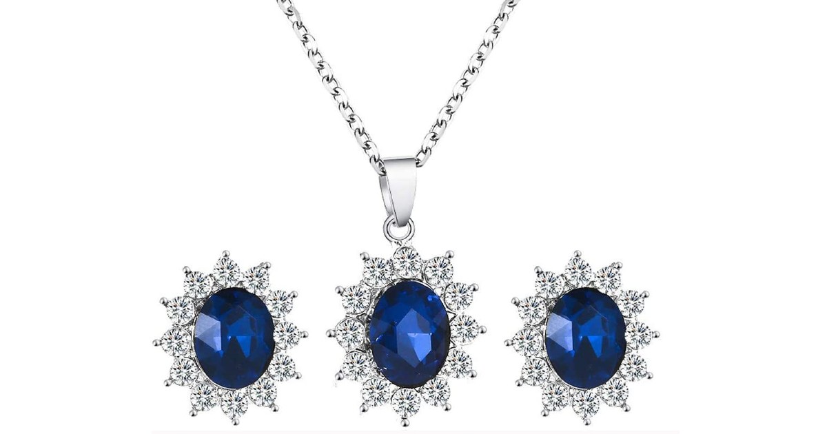 Crystal Eyes Jewelry Set ONLY $1 Shipped