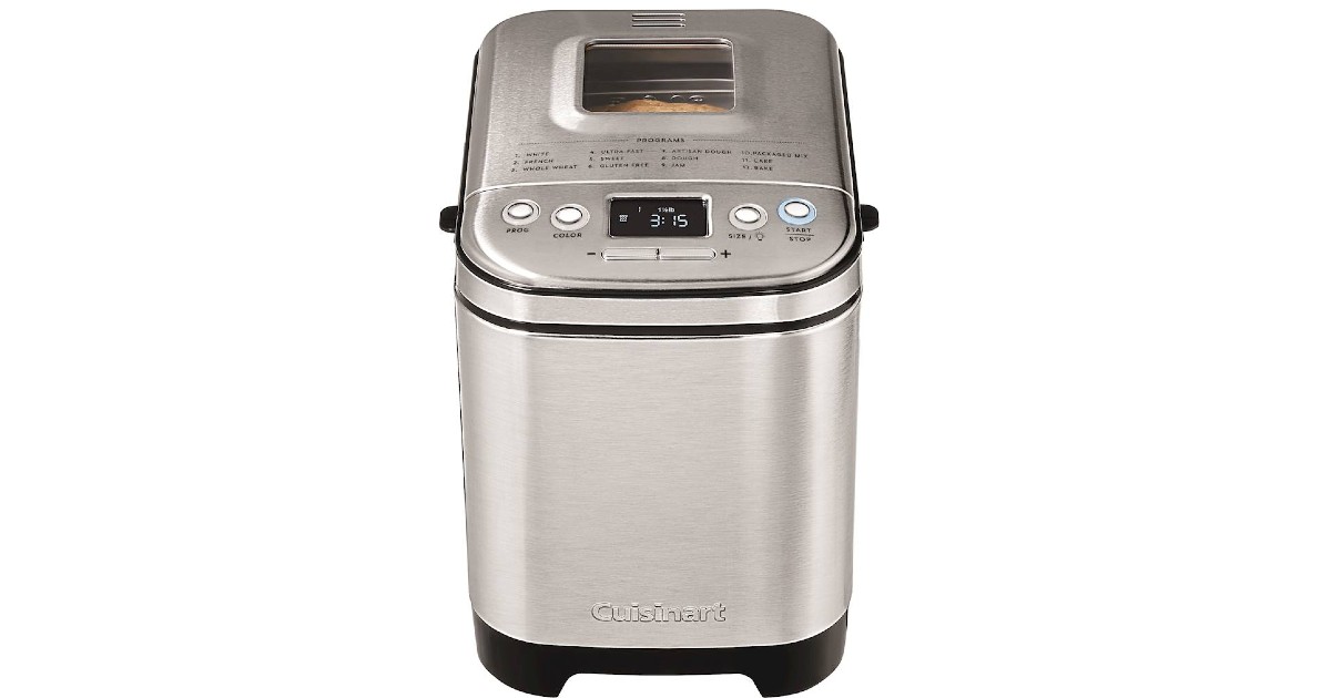 Cuisinart Compact Automatic Bread Maker ONLY 59.99 (Reg 110) Daily