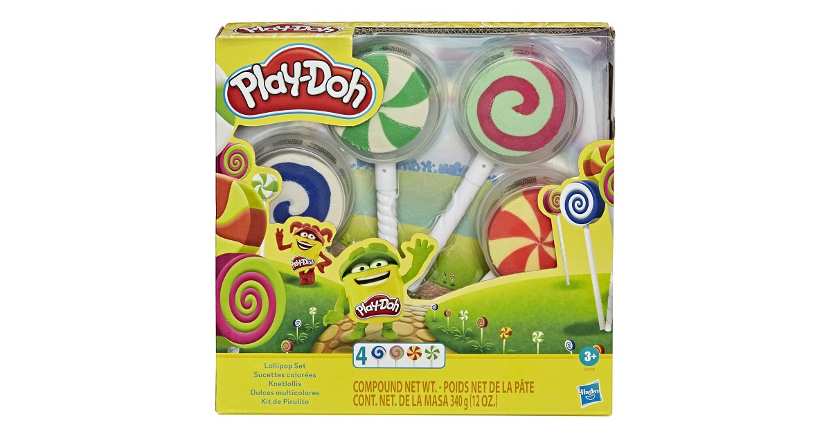 Play-Doh Lollipop 4-Pack ONLY $4.19 (Reg. $10)