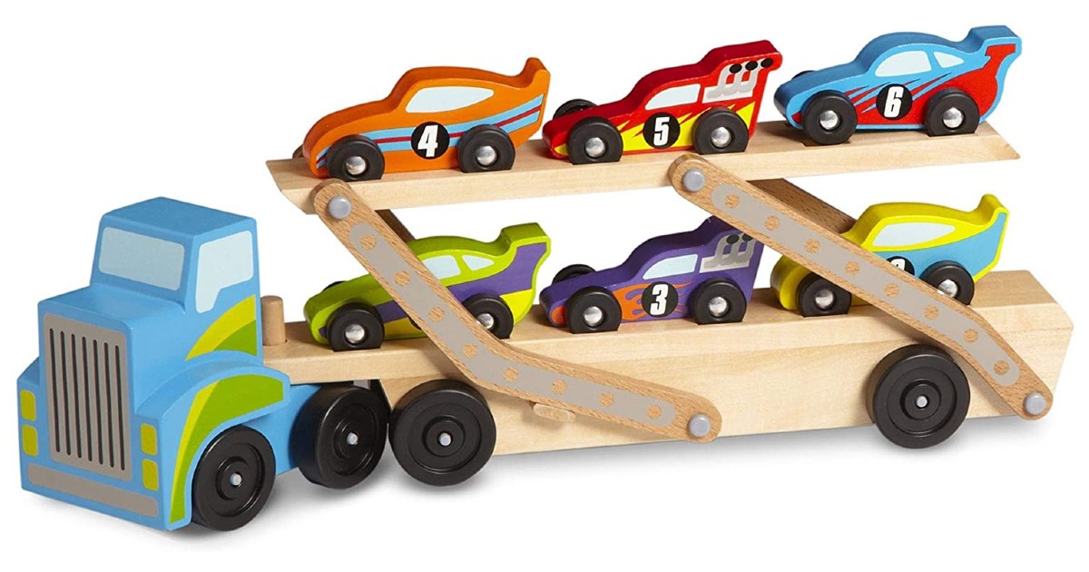 Melissa & Doug Mega Race-Car Carrier $16.96 (Reg. $30)