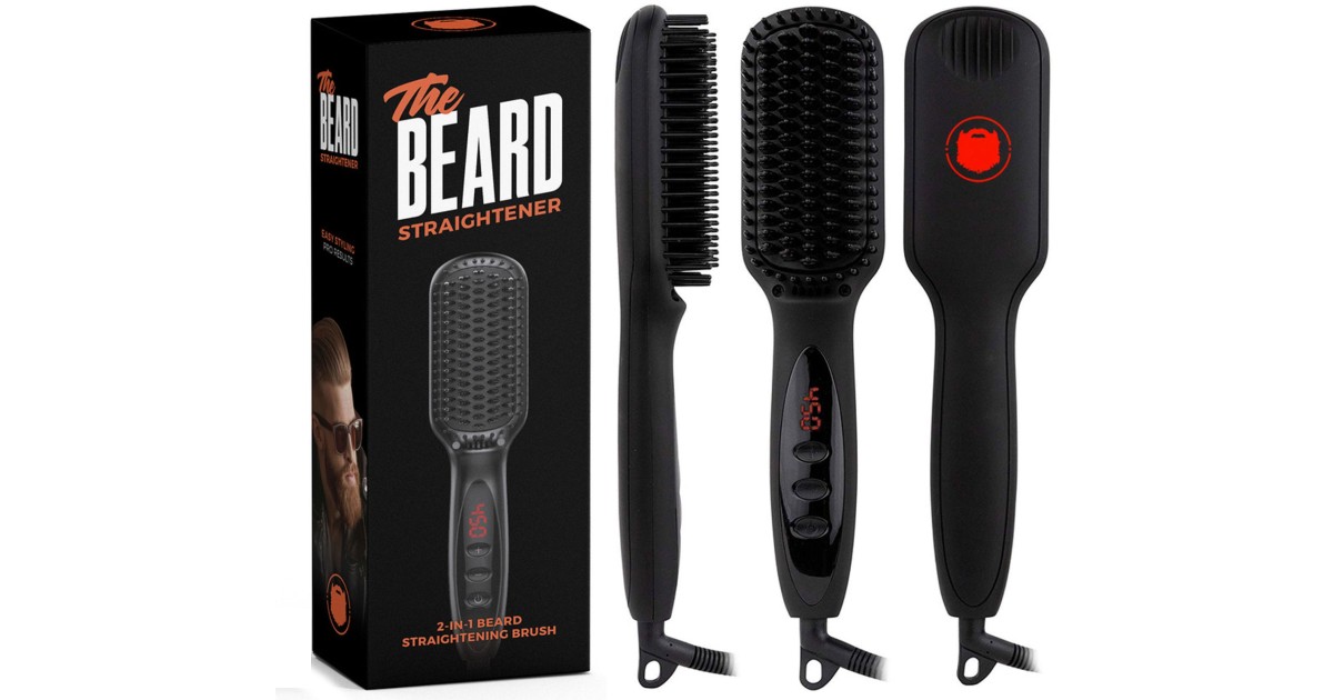 Beard Straightening Brush ONLY $19.99 (Reg $35)