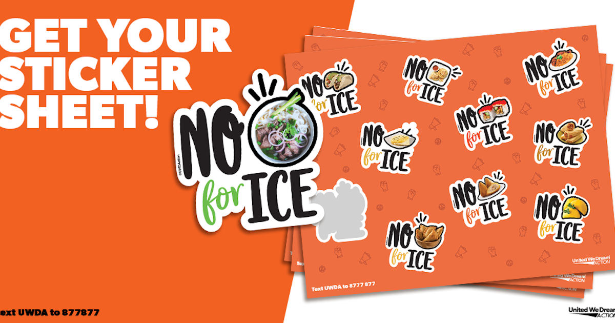 FREE No Food for Ice Sticker Sheet