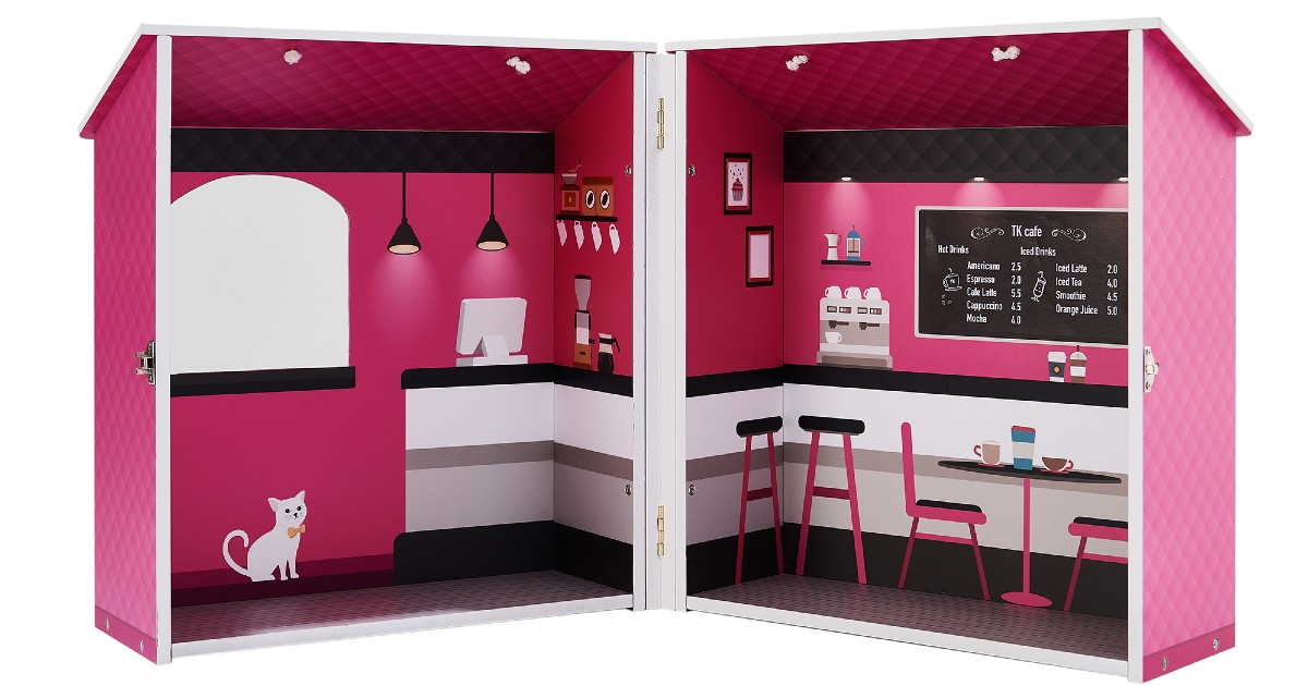 Teamson Dreamland City Cafe Doll House ONLY $20 (Reg. $58)