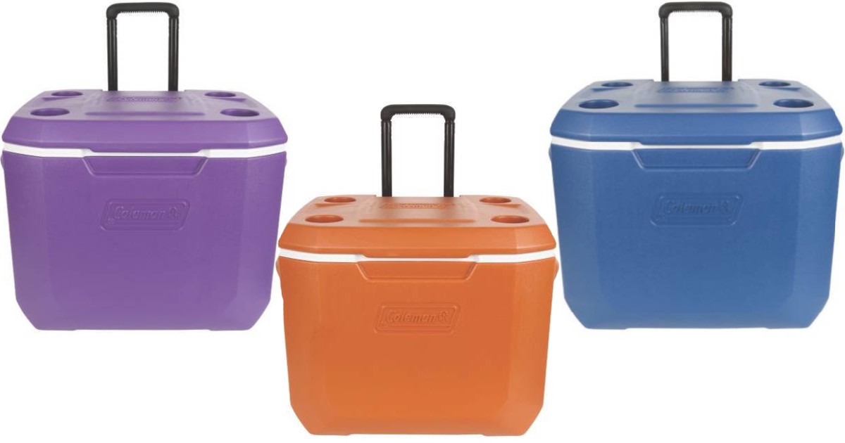 Coleman 50-Quart Cooler with Wheels ONLY $26.83 (Reg $49)