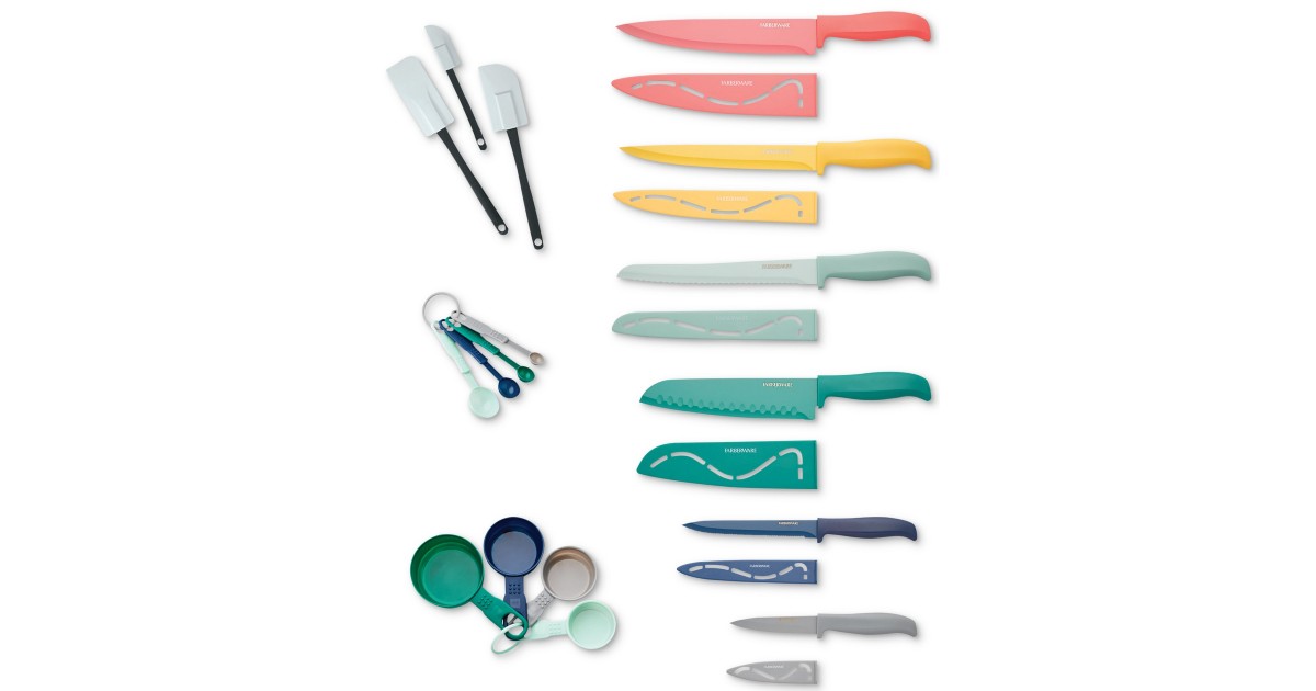Farberware 23-Pc Resin Kitchen Cutlery & Gadget Set ONLY $19.99