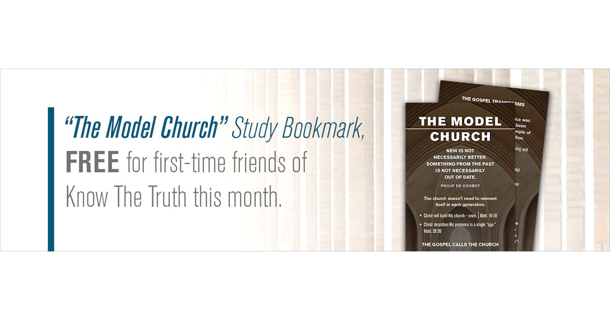 FREE The Model Church Bookmark