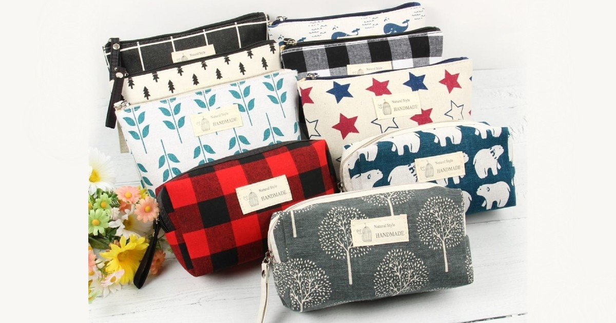 Cosmetic Bags Print Collection ONLY $4.99 (Reg $20)