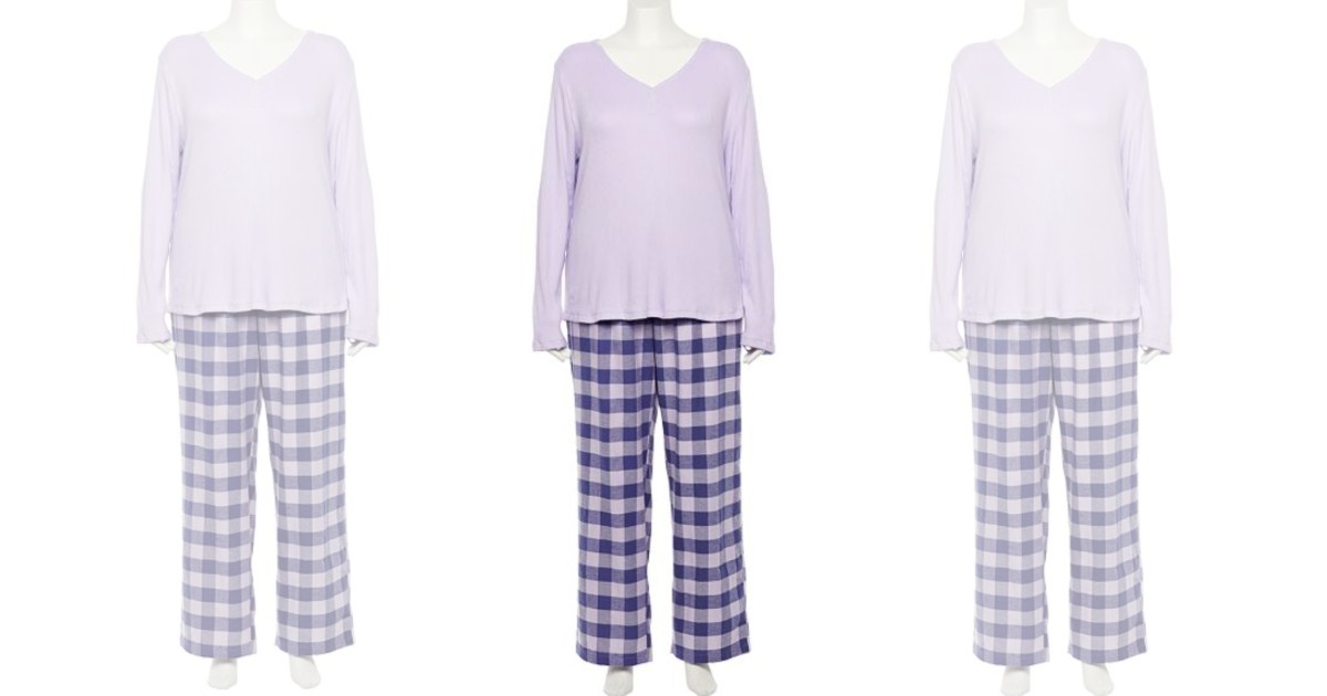 Women’s Pajama Sets ONLY 16.99 at Kohl's (Reg 44) Deals & Coupons