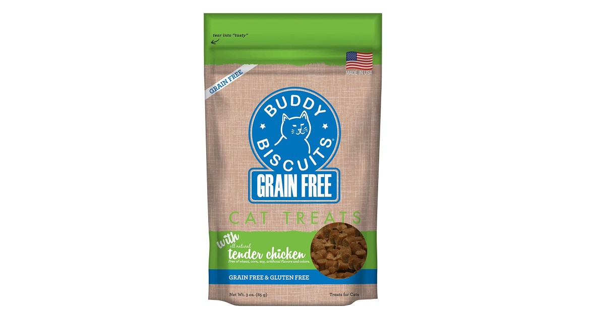 Buddy Biscuits Grain Free Cat Treats on Amazon