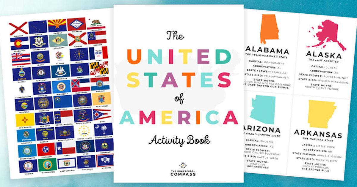 FREE 50 States Printable Activ...