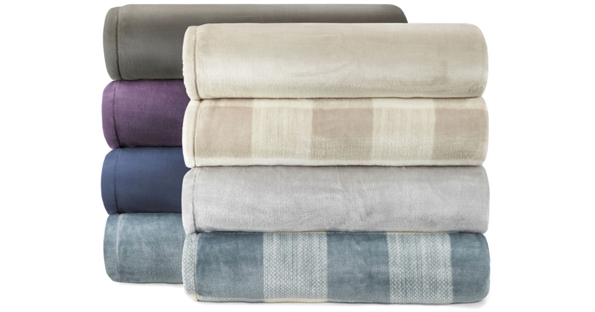 Home Expressions Velvet Plush Blanket ONLY $17.24 (Reg $40)