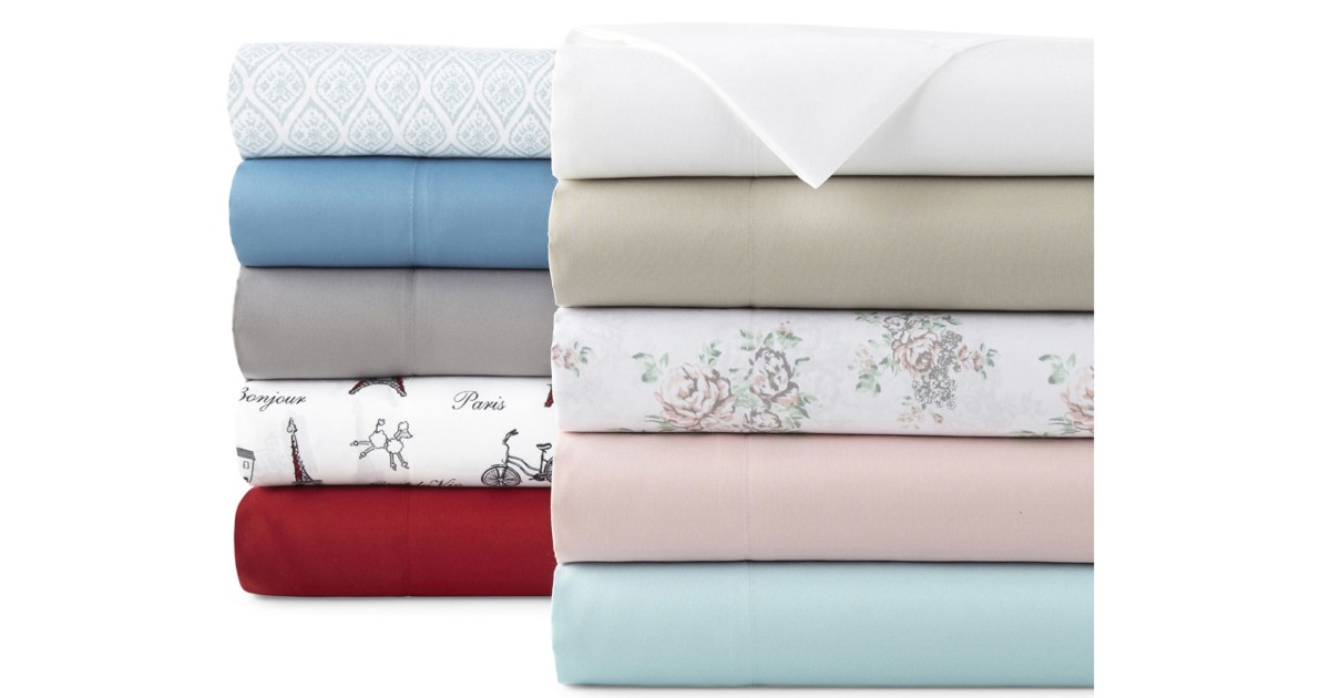 Microfiber Sheet Sets ONLY $9.74 at JCPenney (Reg $26)