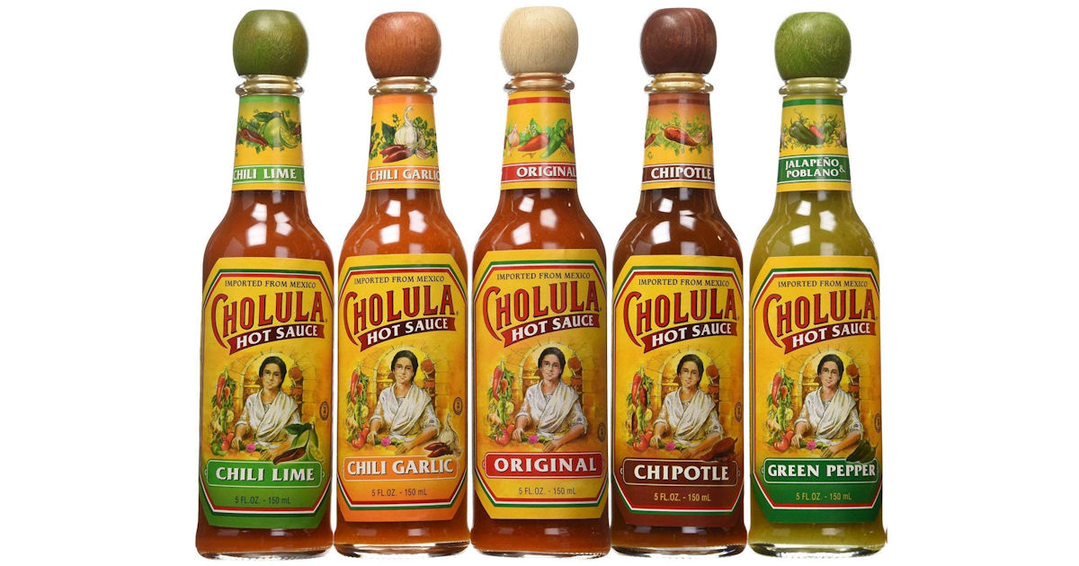 FREE Cholula Hot Sauce Sticker...
